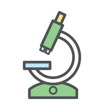 Mikroskop kalın simge tasarlamak