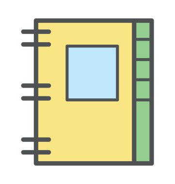 Günlüğü kalın simge tasarlamak