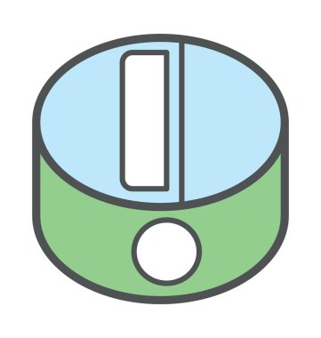 Kalemtıraş kalın simge tasarlamak