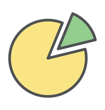 Pasta grafiği kalın simge tasarlamak