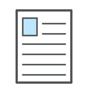 Belge kalın simge tasarlamak