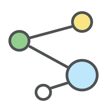 Paylaşım kalın simge tasarlamak