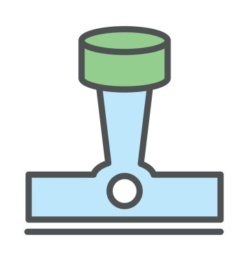 Damga kalın simge tasarlamak