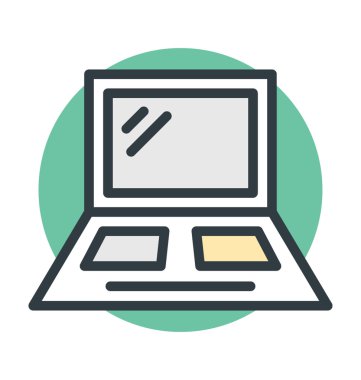 Makyaj seti vektör simgesi