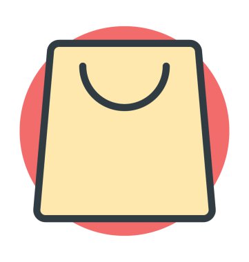 Kadın çantası vektör simgesi