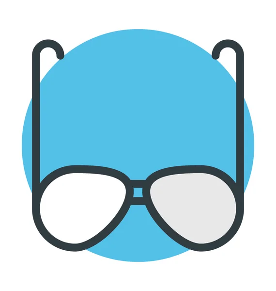 Gafas Vector Icono — Archivo Imágenes Vectoriales