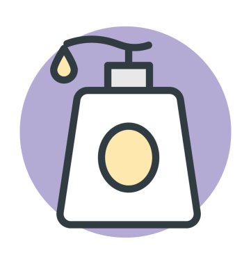 Şampuan vektör simgesi