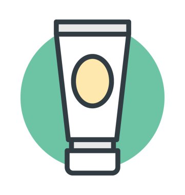 Saç kremi vektör simgesi