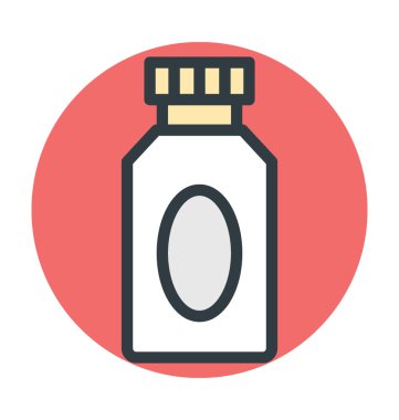 Krem konteyner vektör simgesi