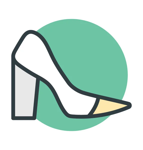 Αντλία παπούτσια εικονίδιο του φορέα — Διανυσματικό Αρχείο