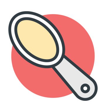 Bacalı fırça vektör simgesi