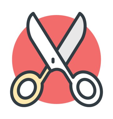 Makas vektör simgesi