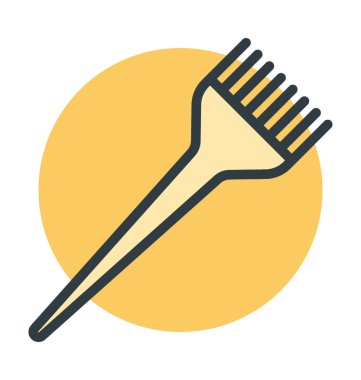 Fırça vektör simge renklendirme