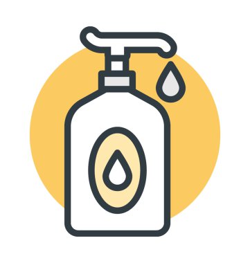 Şampuan vektör simgesi