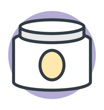 Krem şişe vektör simgesi