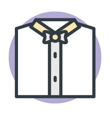 Gömlek vektör simgesi