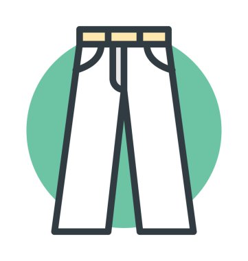 Pantolon vektör simgesi