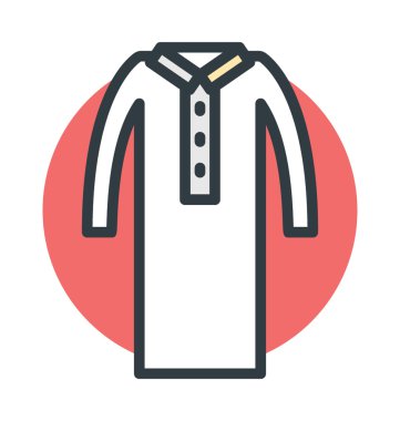 Kadın elbise vektör simgesi