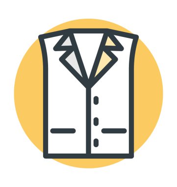 Resmi elbise vektör simgesi