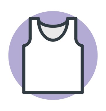 Yelek vektör simgesi