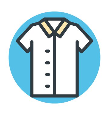 Resmi elbise vektör simgesi