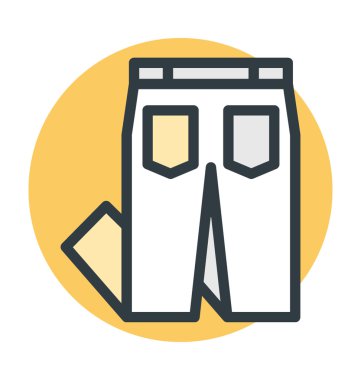 Pantolon vektör simgesi