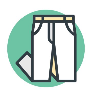 Bermuda kısa vektör simgesi