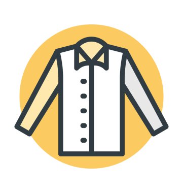 Resmi elbise vektör simgesi