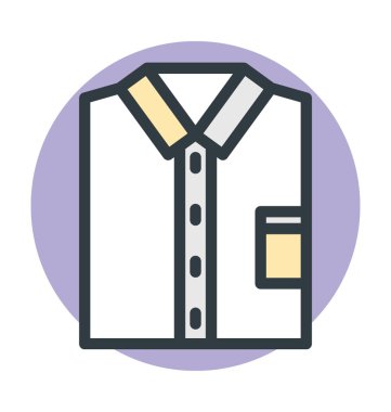 Gömlek vektör simgesi