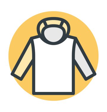 Hoodie vektör simgesi