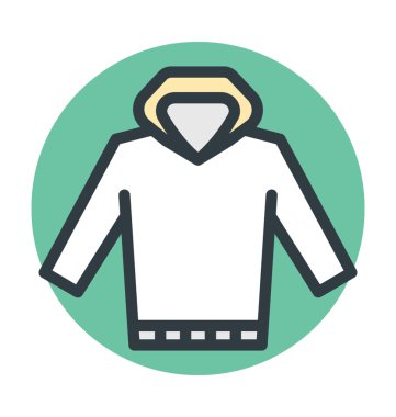 Hoodie vektör simgesi