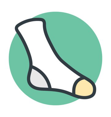 Çorap vektör simgesi