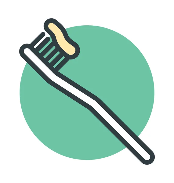 Ícone de vetor de escova de dentes —  Vetores de Stock