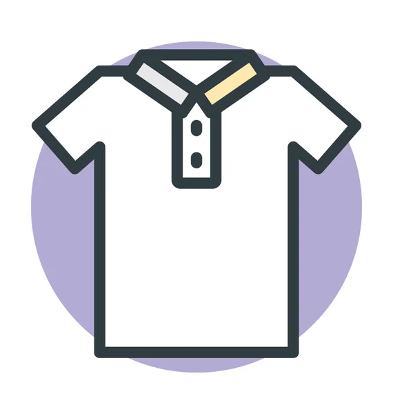 Camisa de jugador Vector Icono — Vector de stock