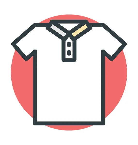 Giocatore camicia vettoriale icona — Vettoriale Stock