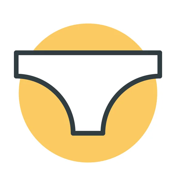 Pantie Vector Icon — Stock Vector