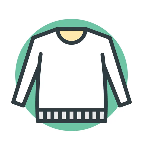 Camisa Vector Ícone — Vetor de Stock