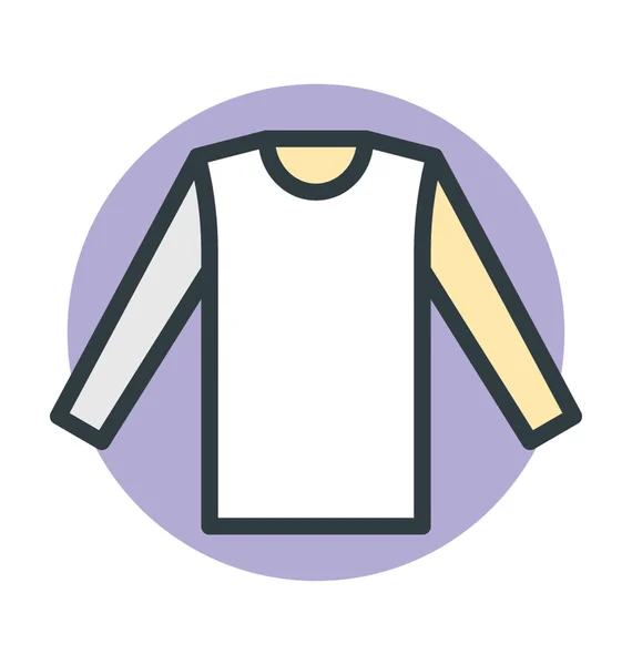 Camisa Vector Ícone — Vetor de Stock