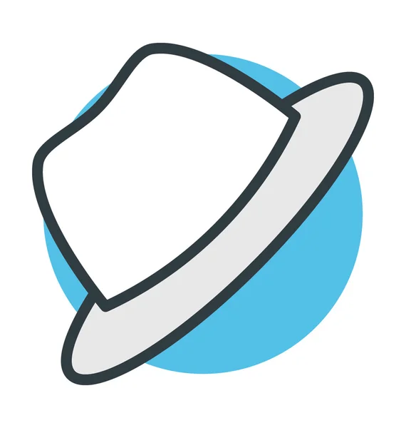 Ícone de vetor de chapéu de vaqueiro — Vetor de Stock