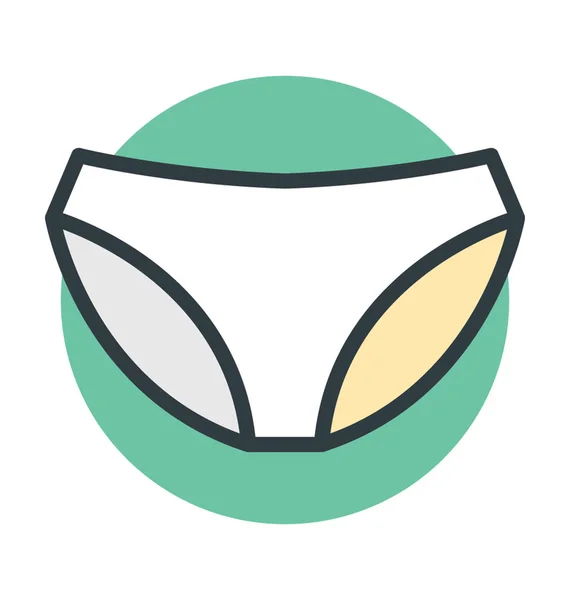 Pantie Vector Icon — Stock Vector