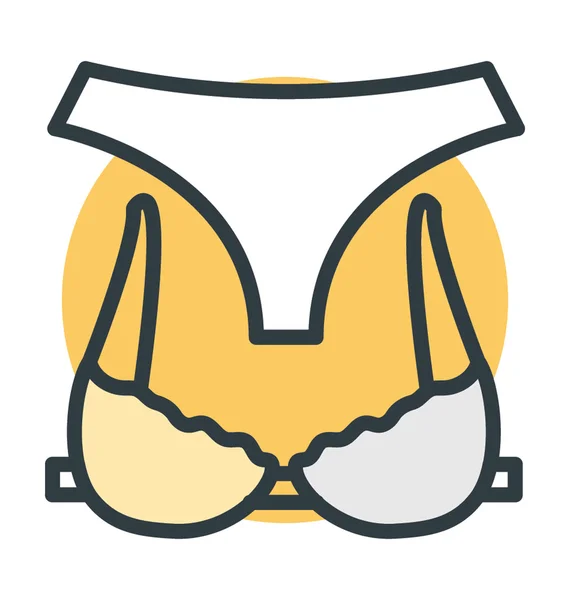 Bra Vector Icon — Stock Vector