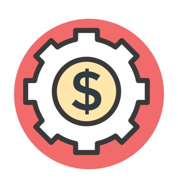 Yatırım planı vektör simgesi