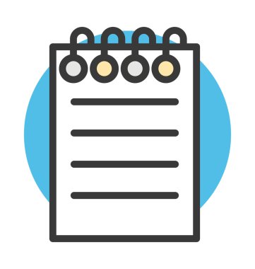 Kağıt vektör simgesi