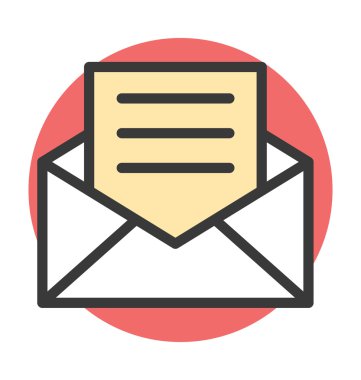 Zarf vektör simgesi