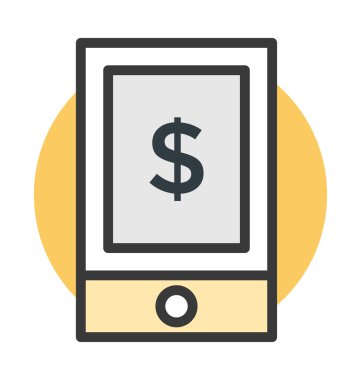 Mobil para vektör simgesi