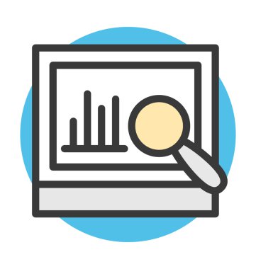 Büyüteç vektör simgesi