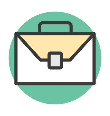 Para birimi çanta vektör simgesi