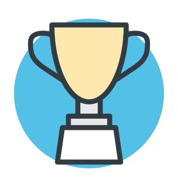 Kupa vektör simgesi