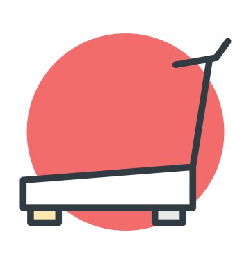 Koşu bandı vektör simgesi