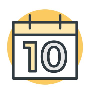 Takvim vektörü simgesi